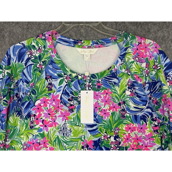 Disney Parks Top LILLY PULITZER Dreamin Size XL Shirt Minnie Mouse Daisy Resort - Picture 2 of 9